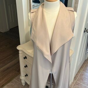 NWT Express long belted sleeveless vest